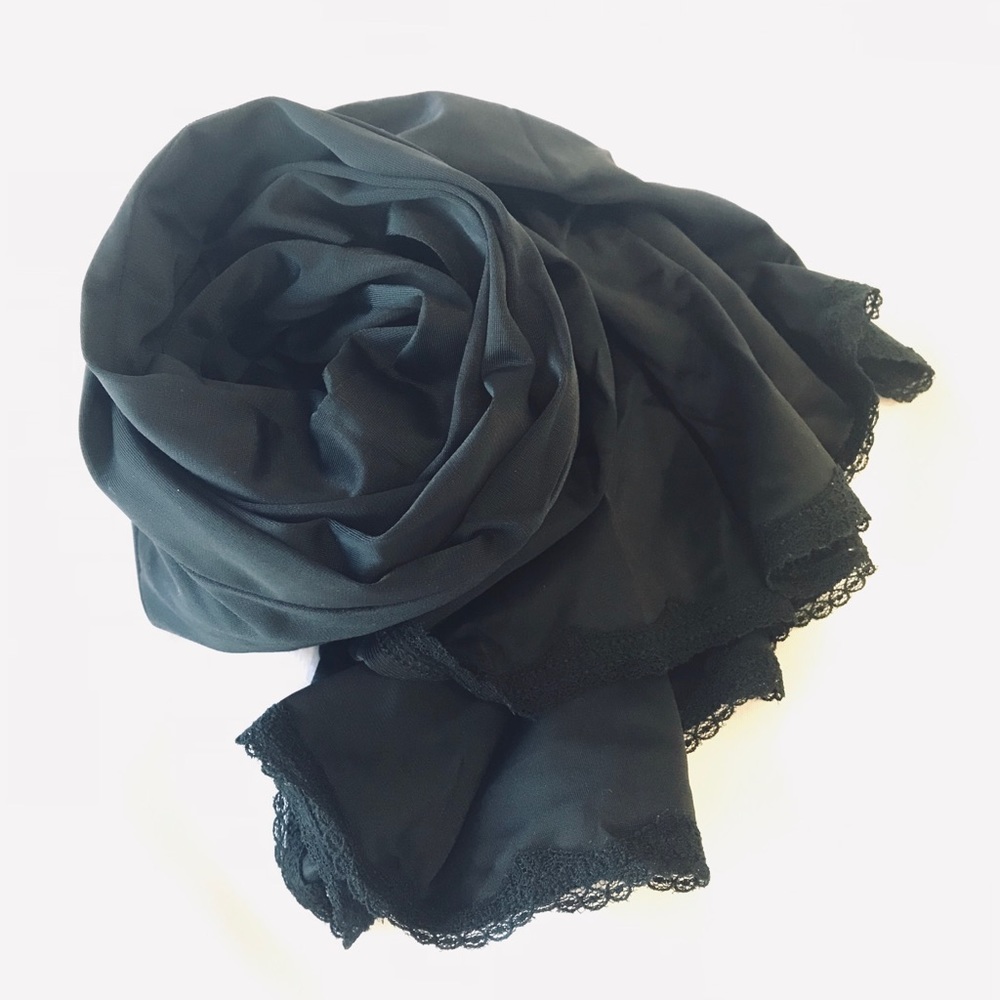 Black Maxi Slip Skirt